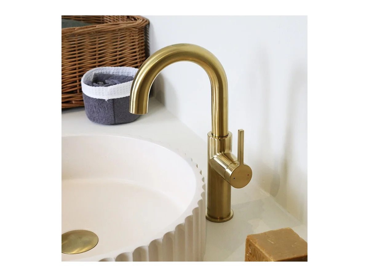 Architek vasque à poser en béton blanc - Essebagno