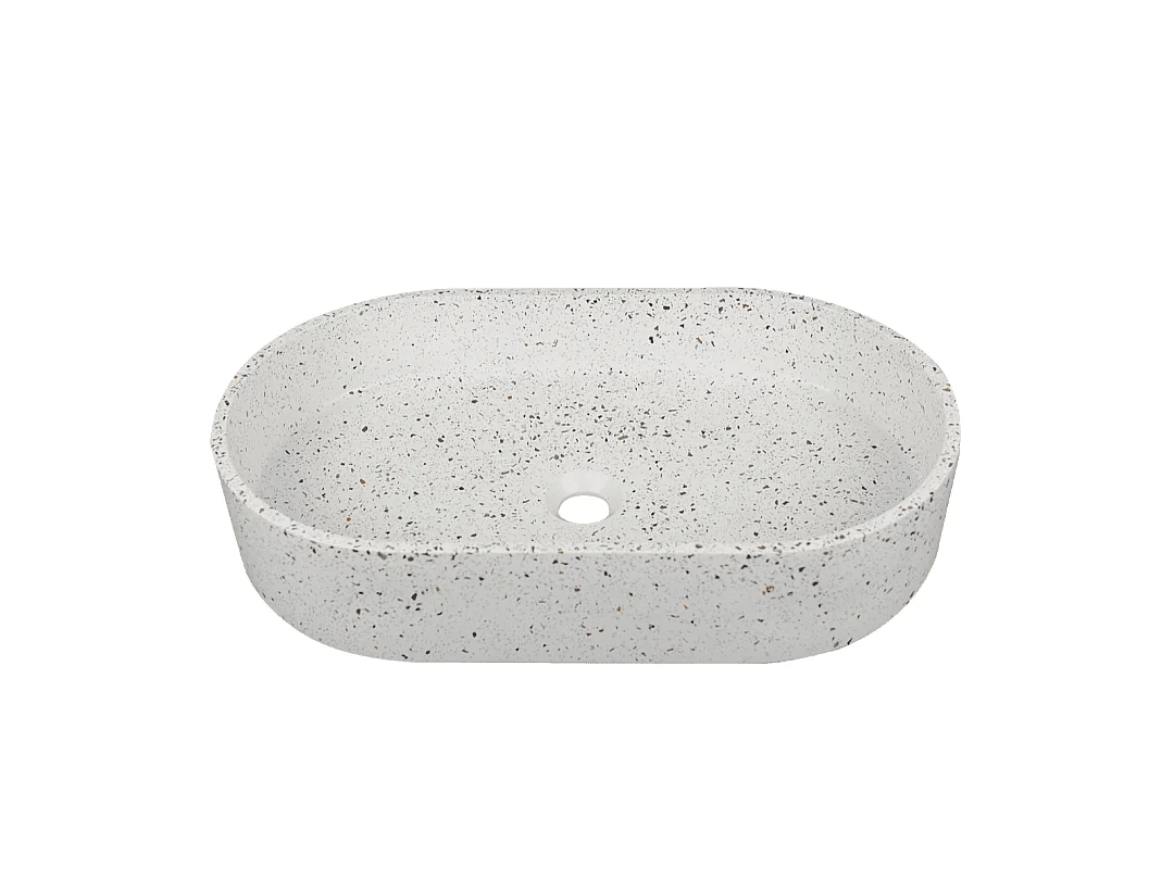 Vasque à poser en béton terrazzo - Essebagno