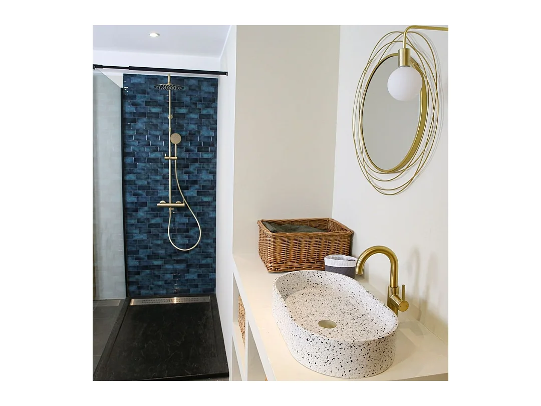 Vasque à poser en béton terrazzo - Essebagno