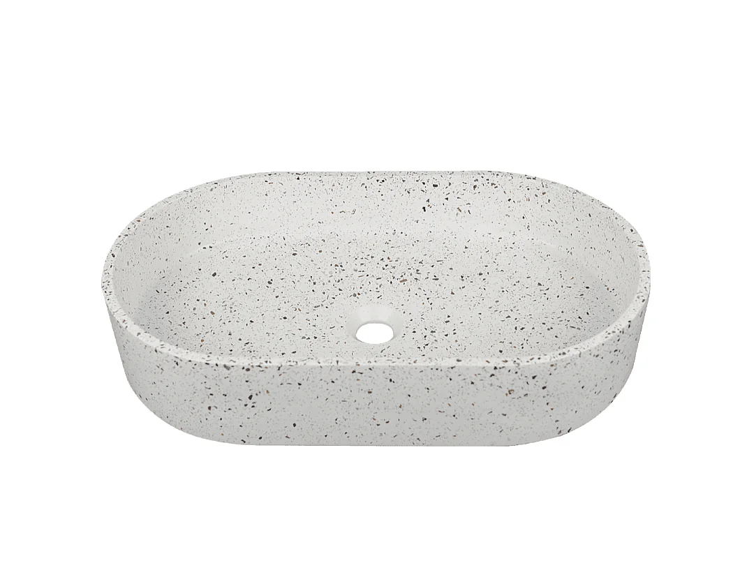 Vasque à poser en béton terrazzo - Essebagno