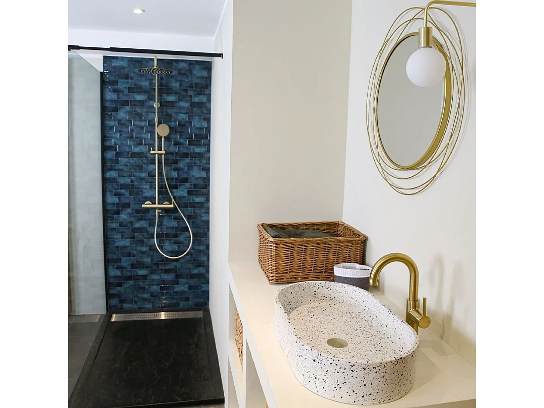 Vasque à poser en béton terrazzo - Essebagno