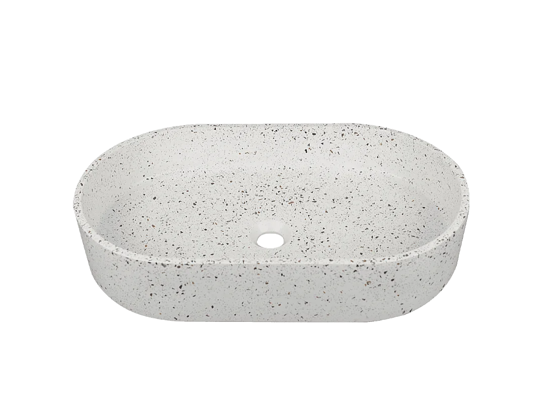Vasque à poser en béton terrazzo - Essebagno