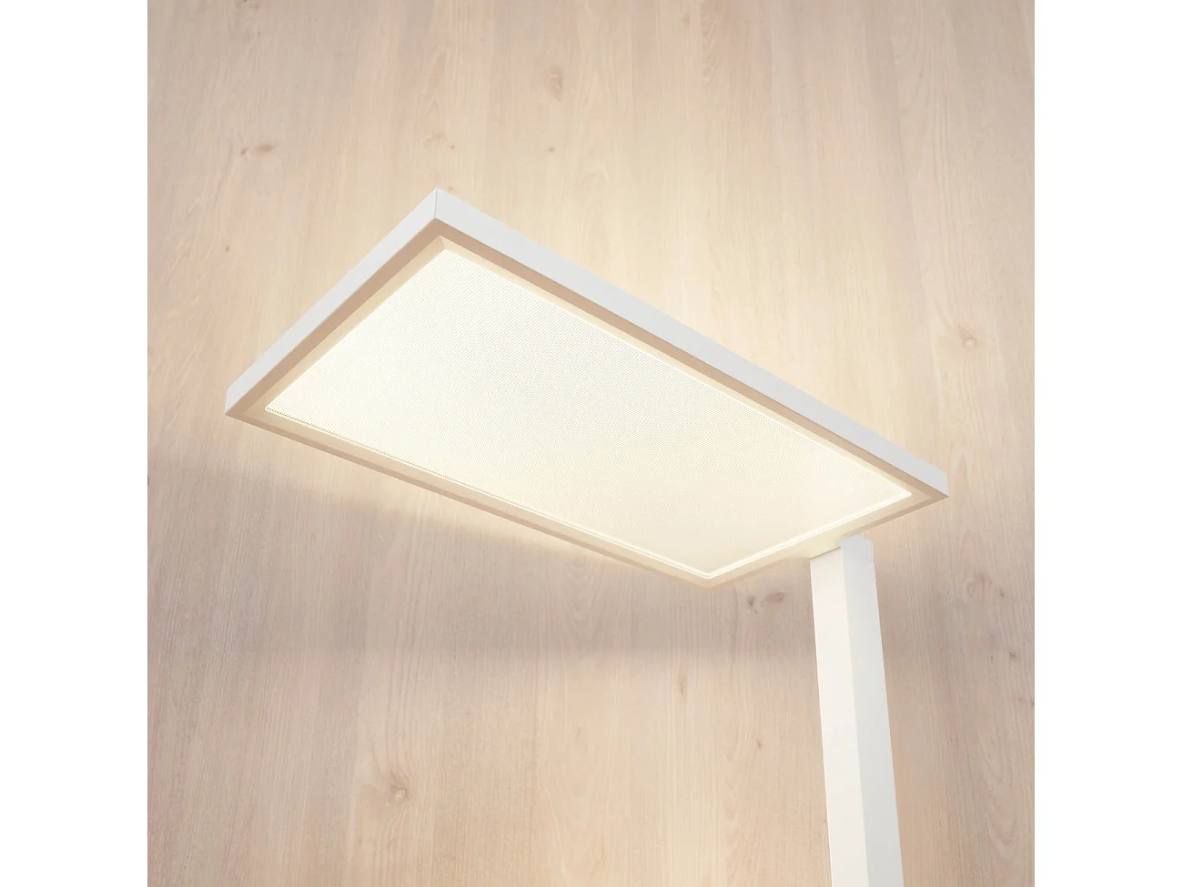 Lampadaire blanc LED dimmable éclairage de bureau - Ephan