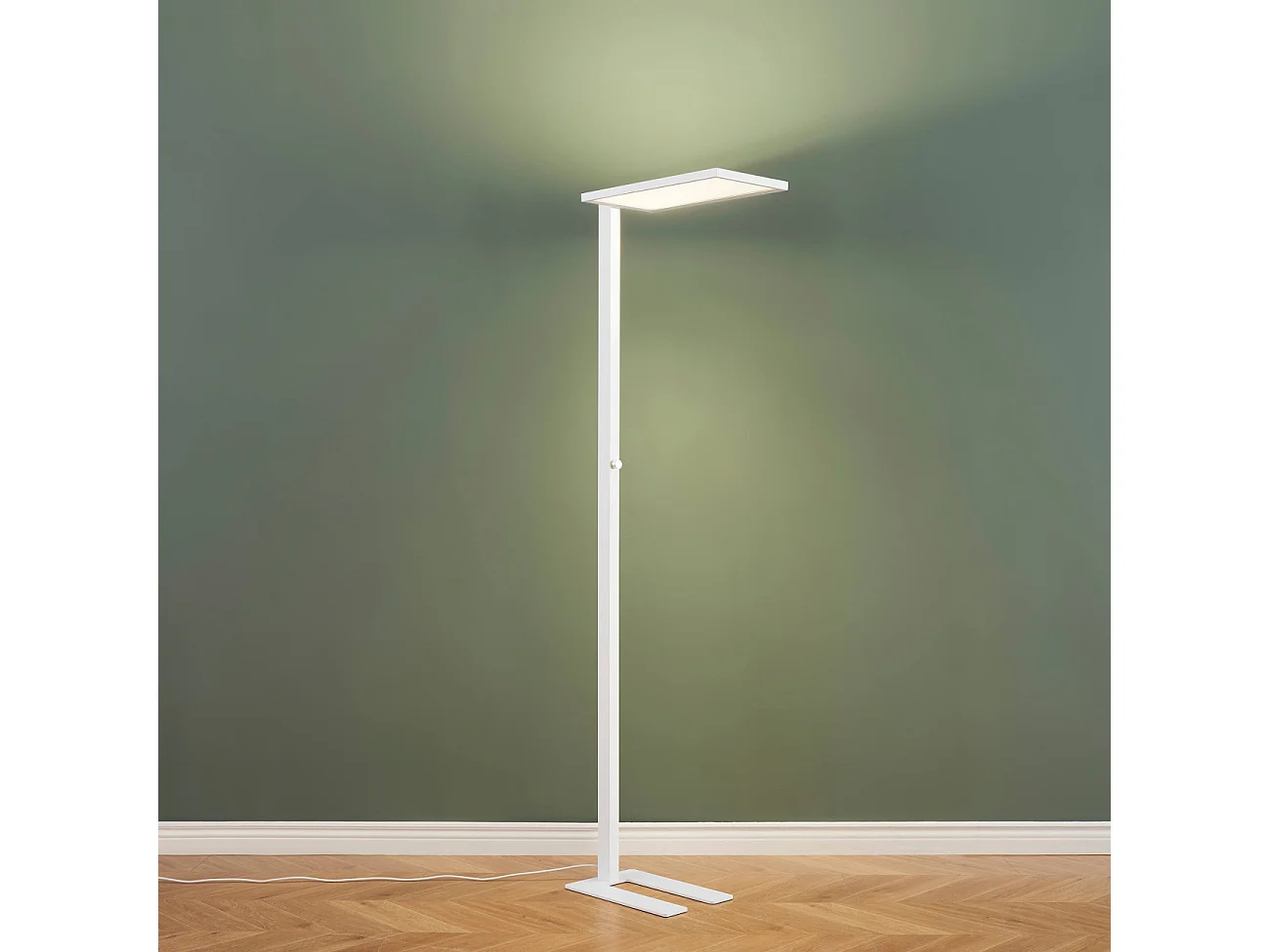 Lampadaire blanc LED dimmable éclairage de bureau - Ephan