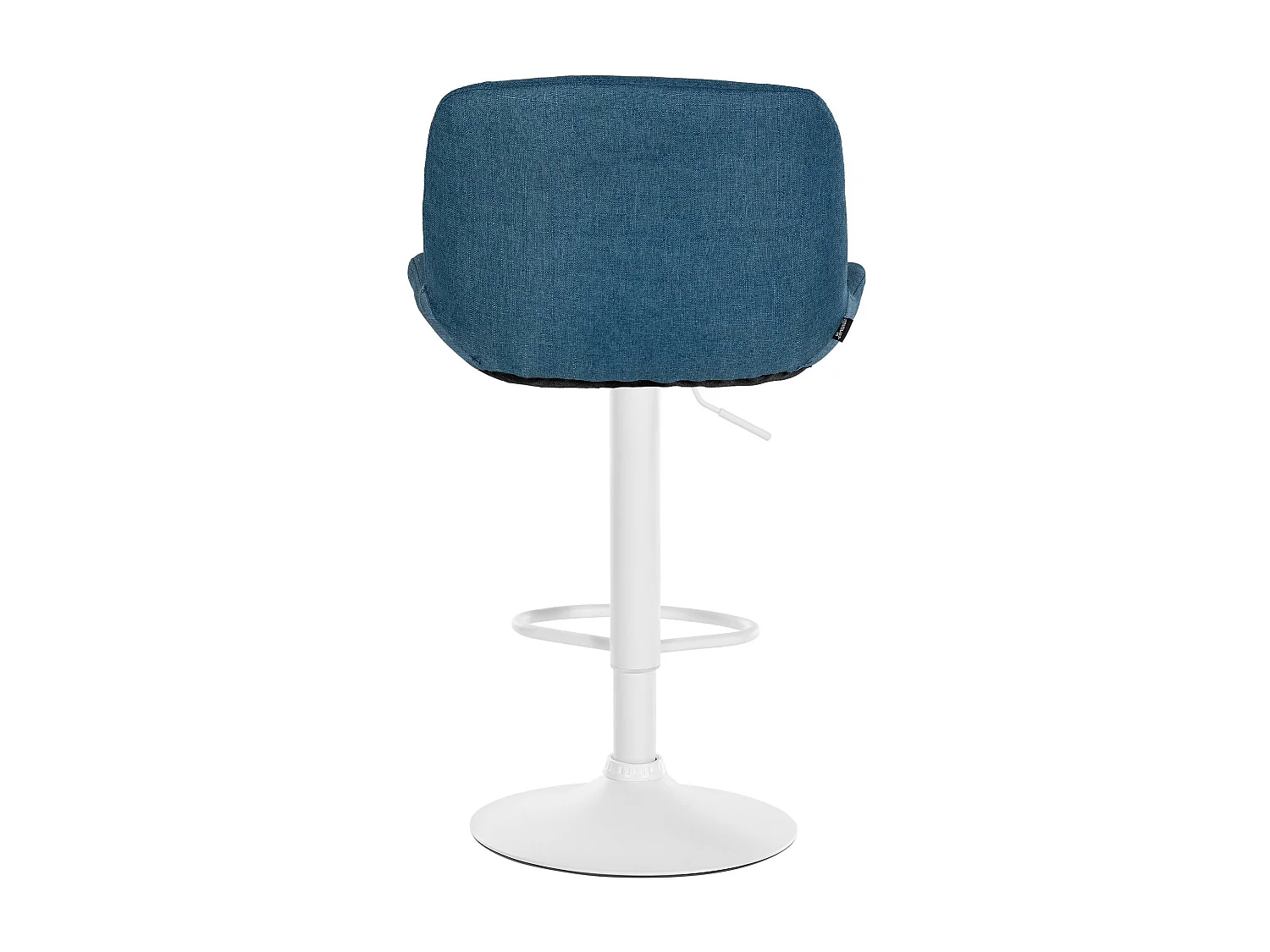 Tabouret de bar - Tissu - Bleu - Solon