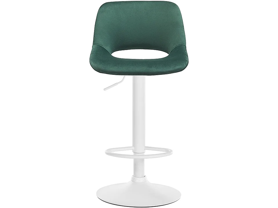 Lot de 2  Tabouret de bar - Velours - Vert - Camden