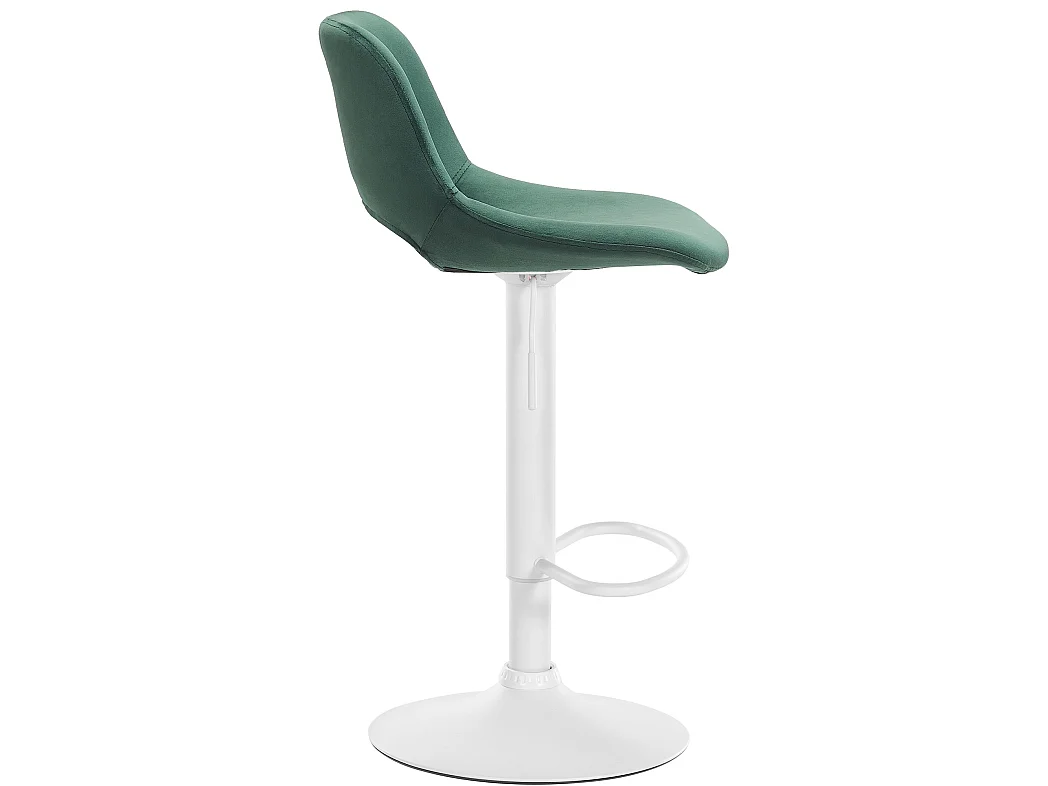 Lot de 2  Tabouret de bar - Velours - Vert - Camden