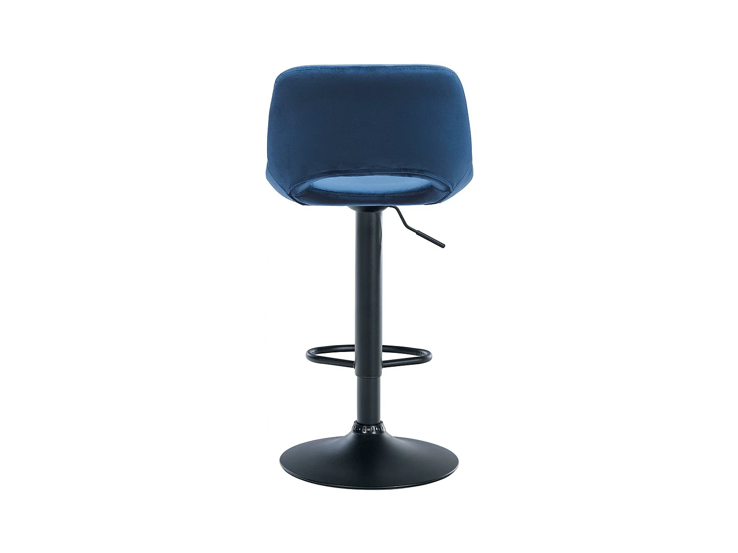 Lot de 2  Tabouret de bar - Velours - Bleu - Camden
