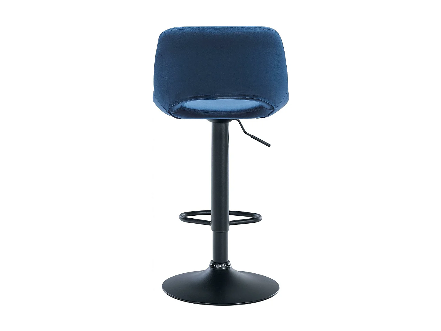 Lot de 2  Tabouret de bar - Velours - Bleu - Camden