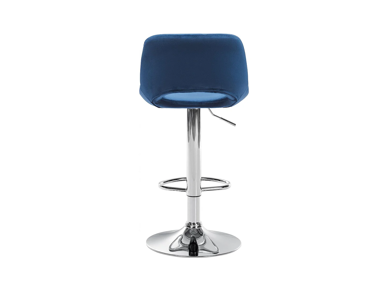 Lot de 2  Tabouret de bar - Velours - Bleu - Camden