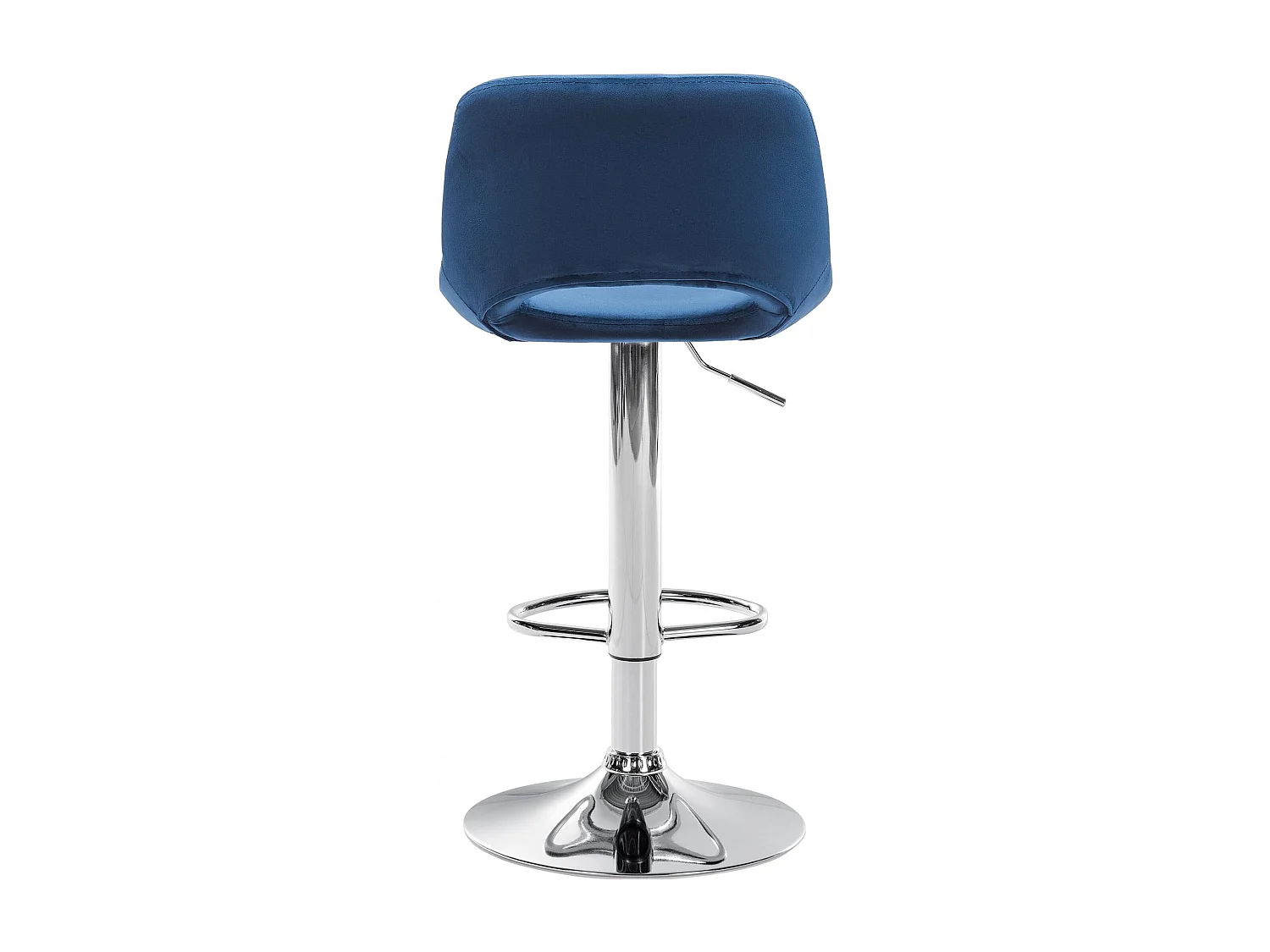 Lot de 2  Tabouret de bar - Velours - Bleu - Camden
