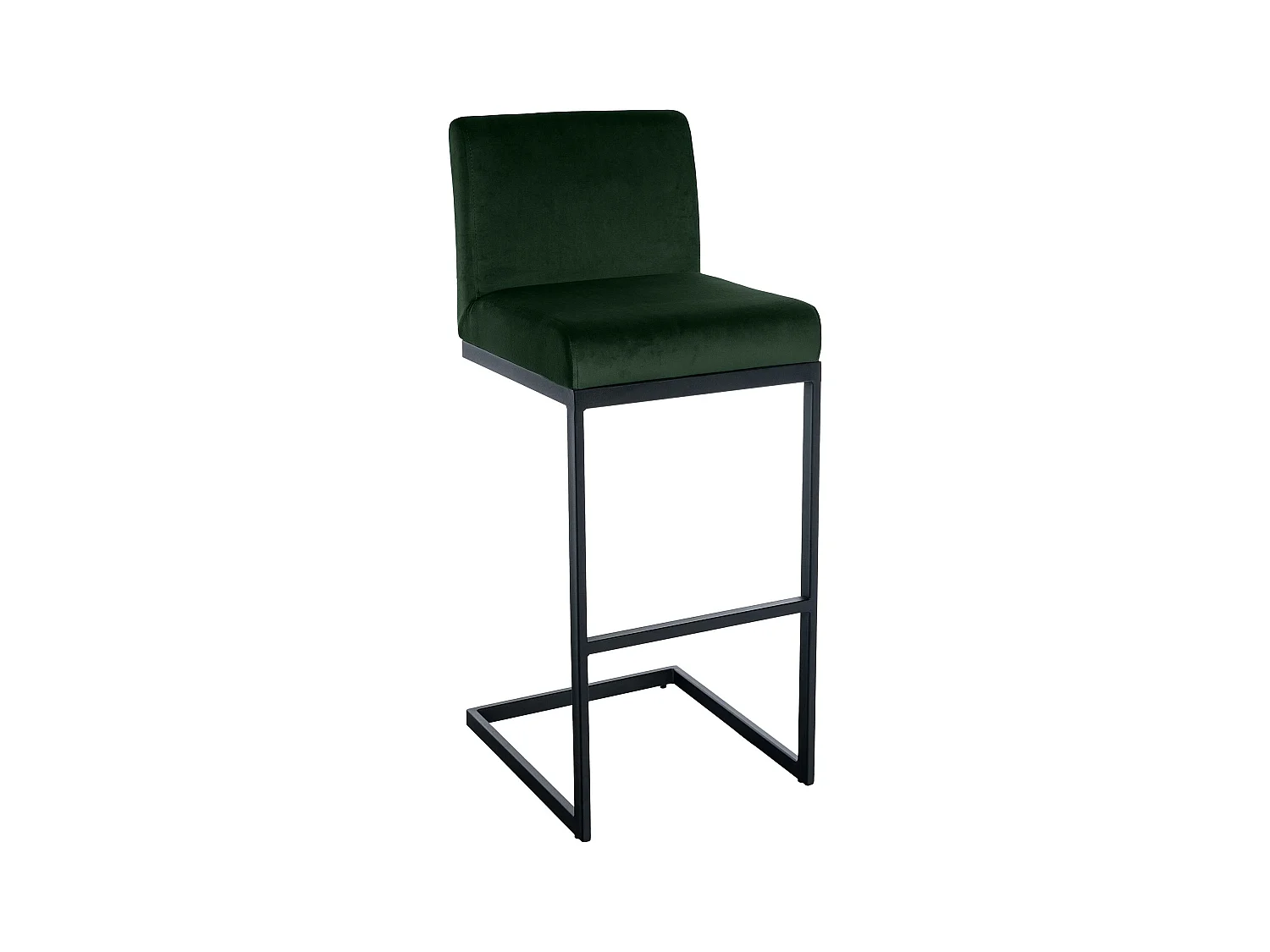 Tabouret de bar - Velours - Vert - Hopewell