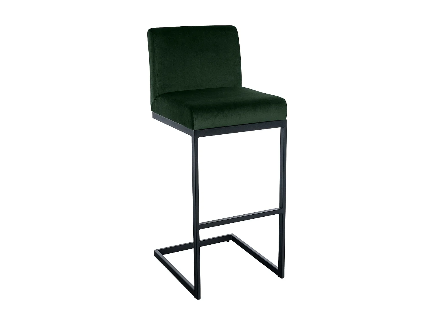 Tabouret de bar - Velours - Vert - Hopewell