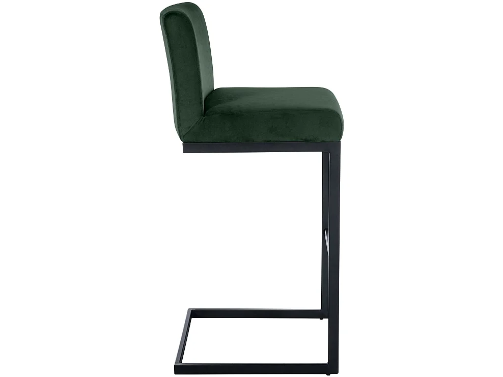 Tabouret de bar - Velours - Vert - Hopewell
