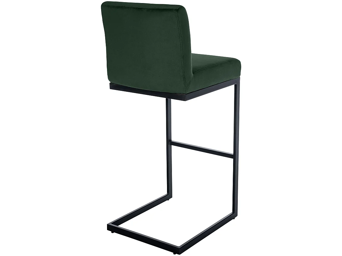 Tabouret de bar - Velours - Vert - Hopewell