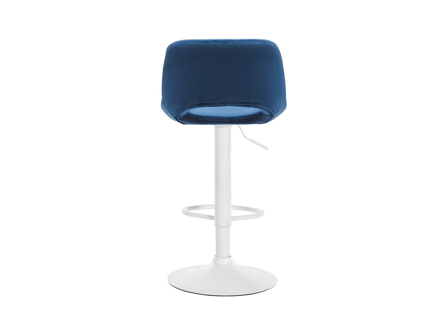 Lot de 2  Tabouret de bar - Velours - Bleu - Camden