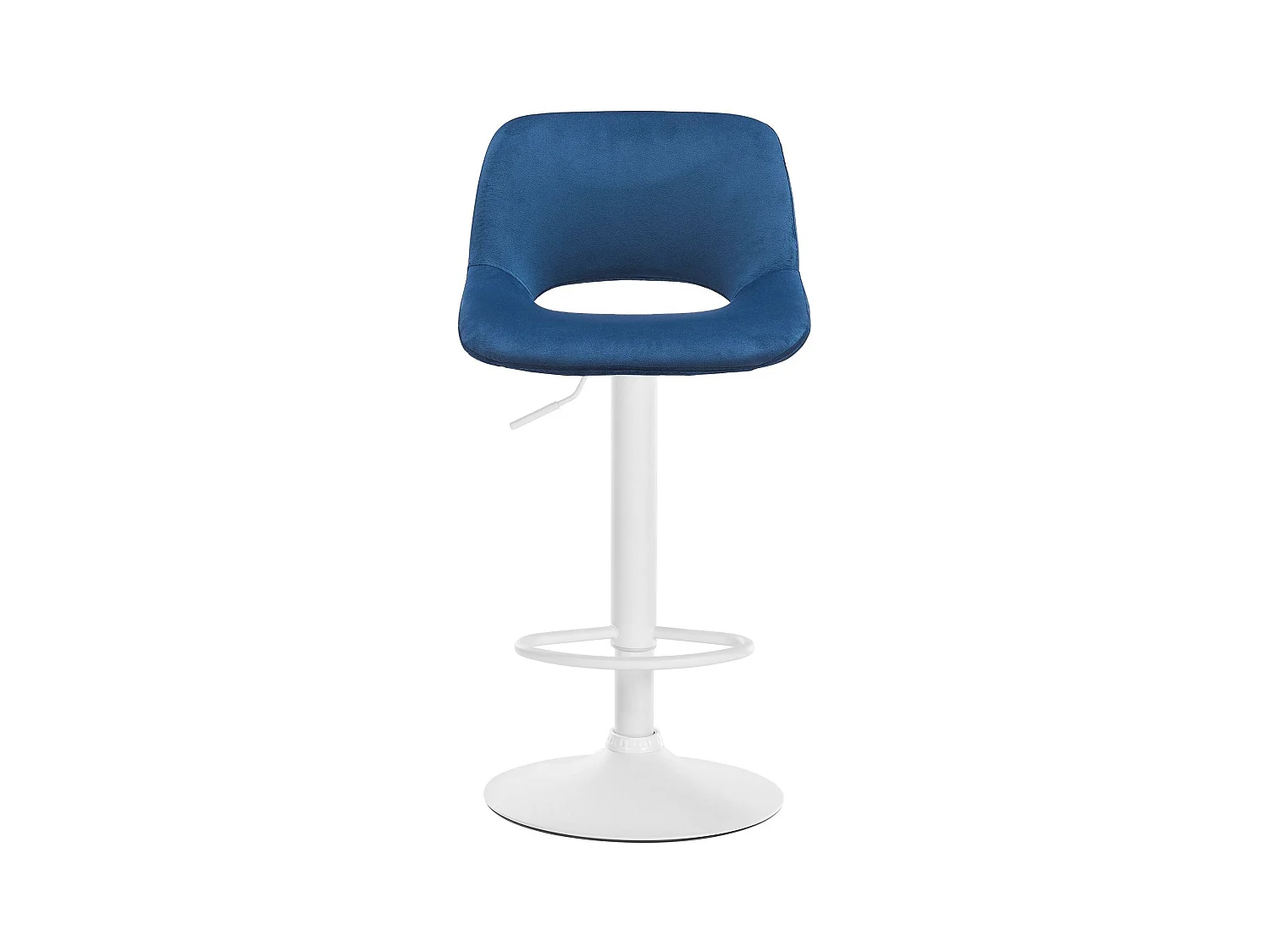 Lot de 2  Tabouret de bar - Velours - Bleu - Camden