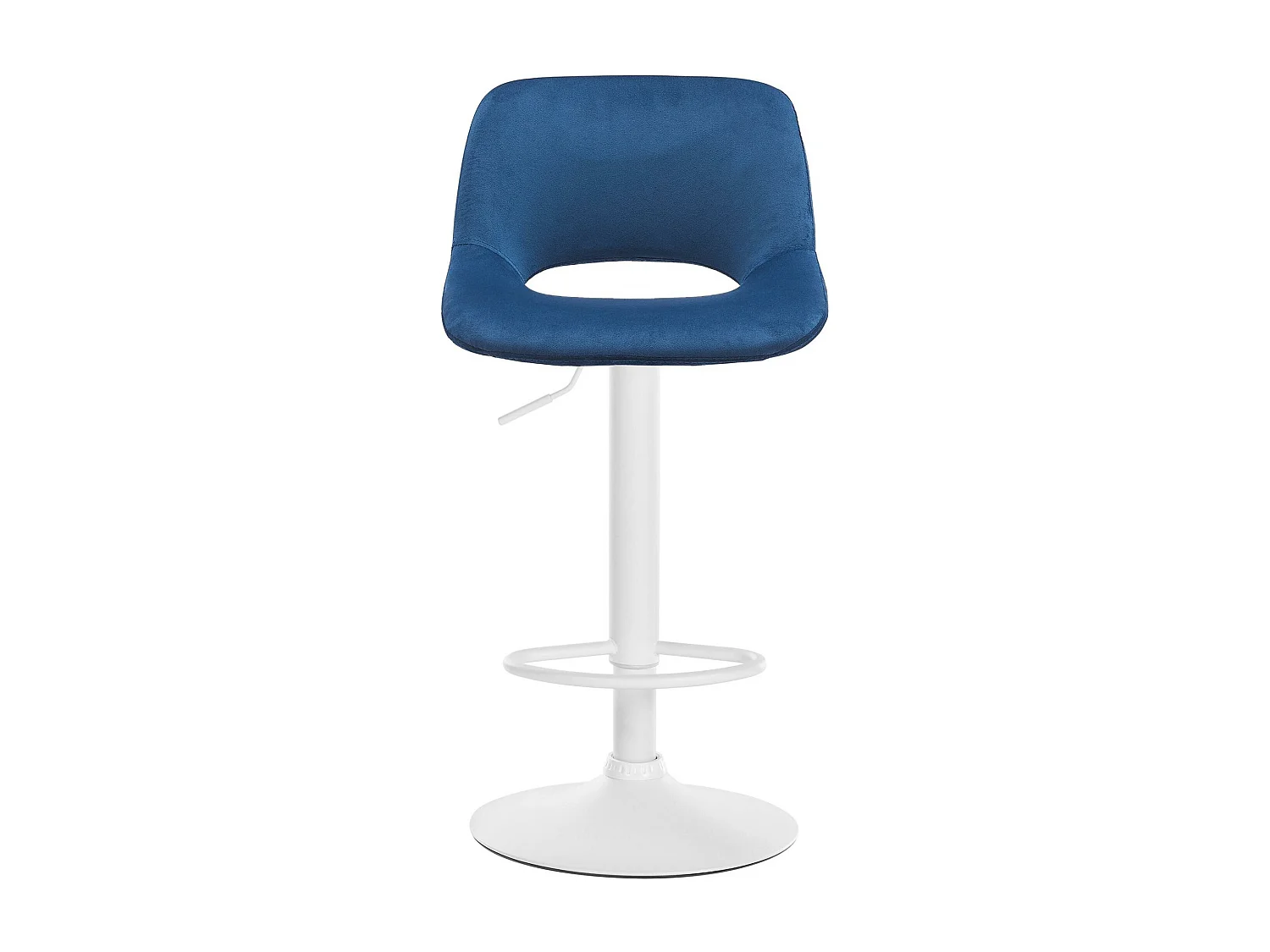 Lot de 2  Tabouret de bar - Velours - Bleu - Camden