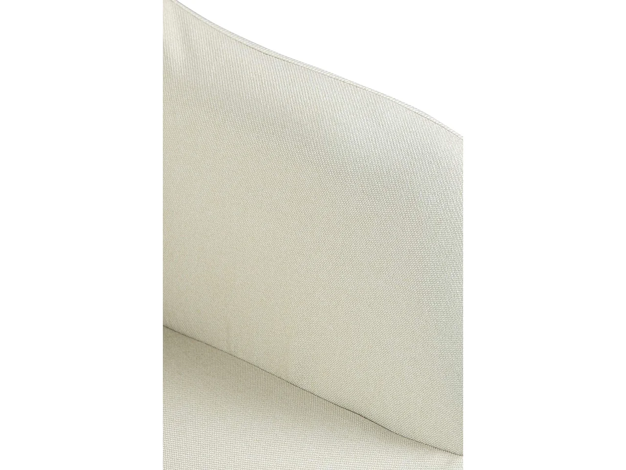 Tabouret de bar - Tissu - Crème - Natoma