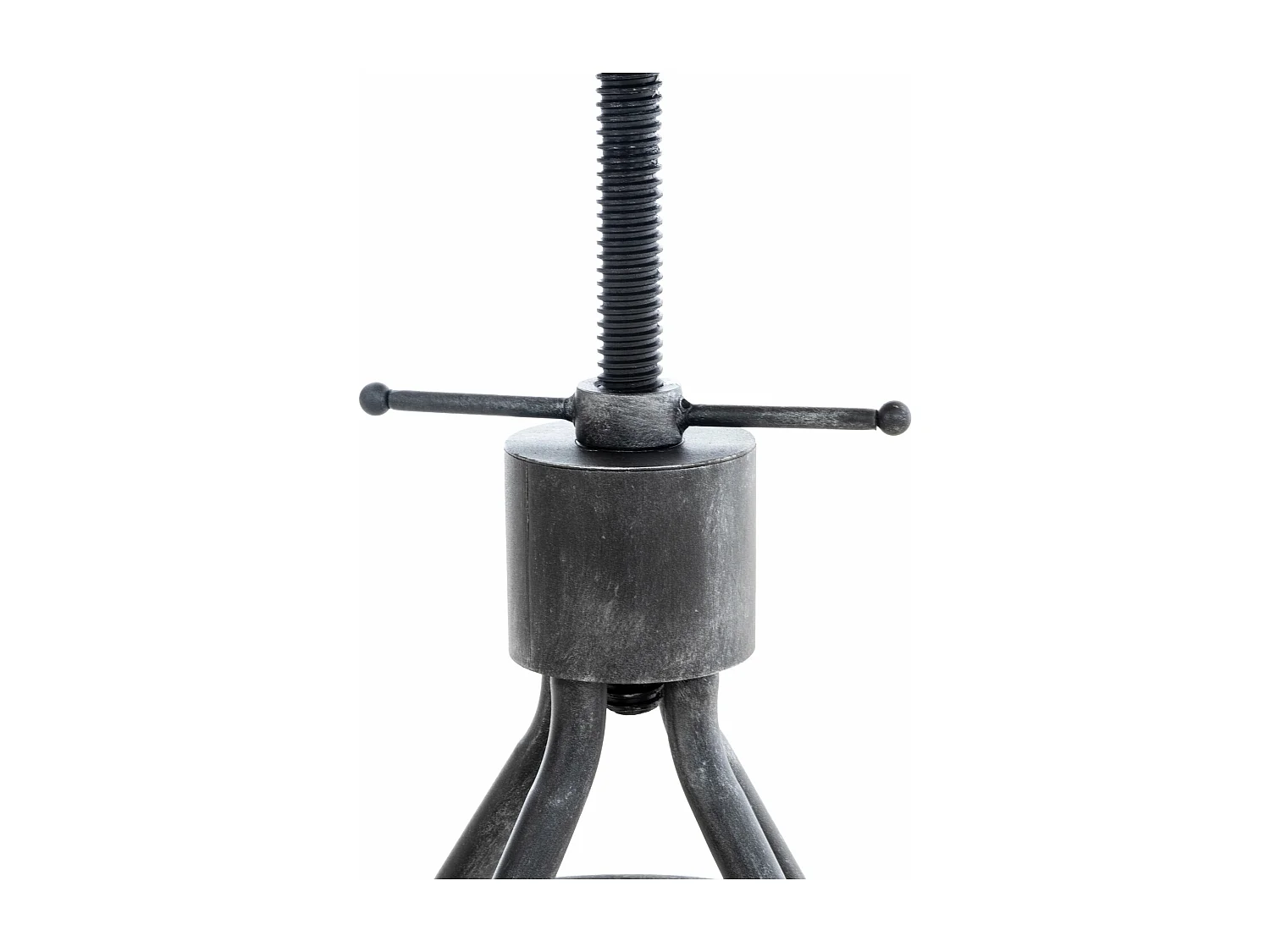 Lot de 2  Tabouret de bar - Bois - Argent antique - Hanam