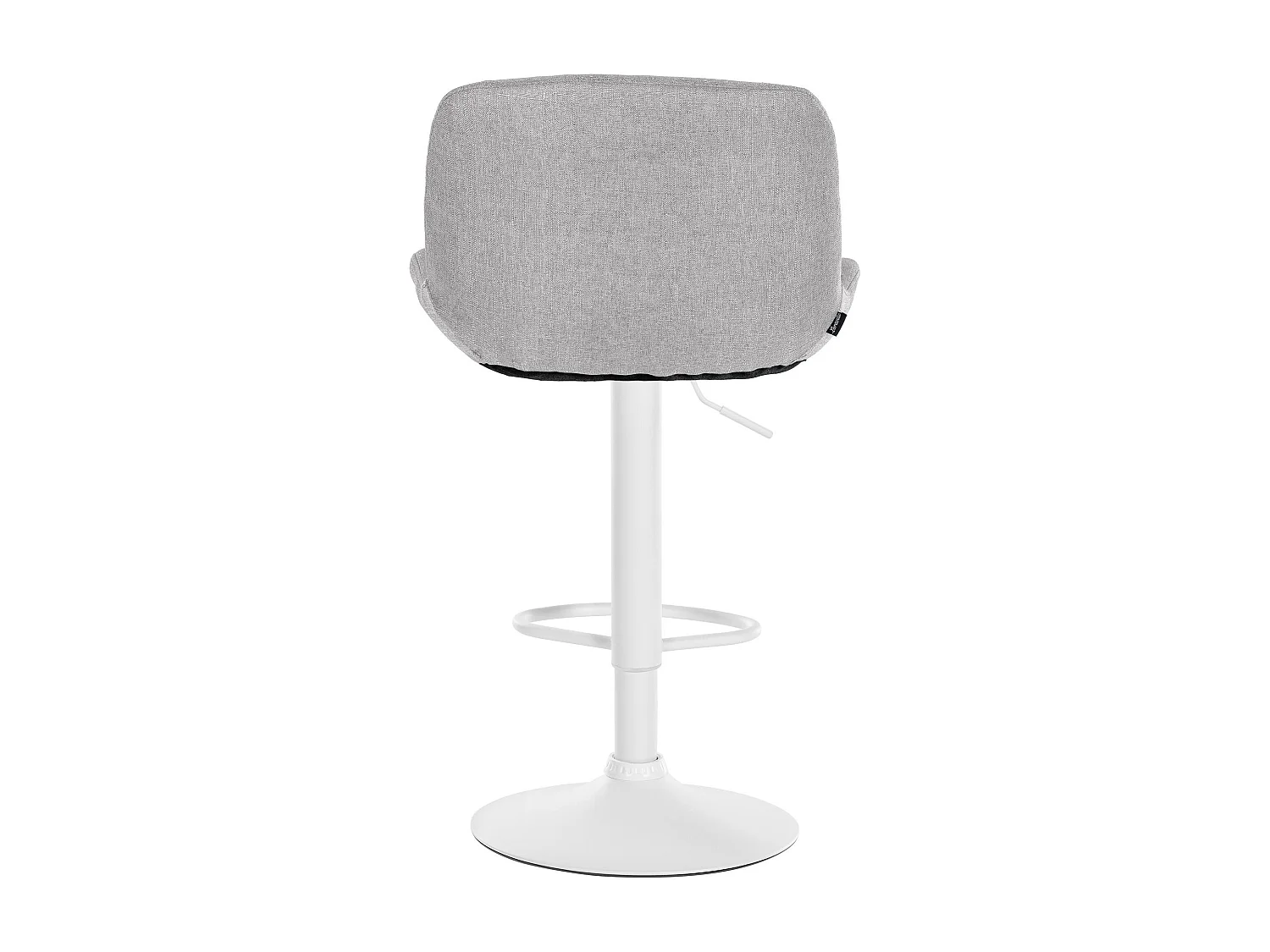 Tabouret de bar - Tissu - Gris clair - Solon