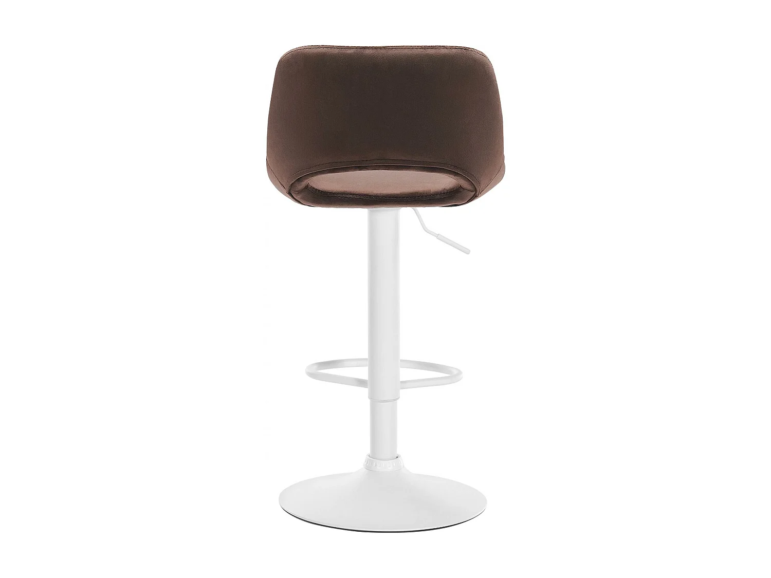 Lot de 2  Tabouret de bar - Velours - Marron - Camden