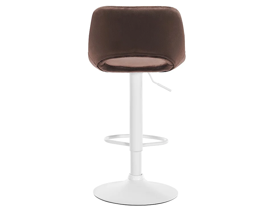 Lot de 2  Tabouret de bar - Velours - Marron - Camden