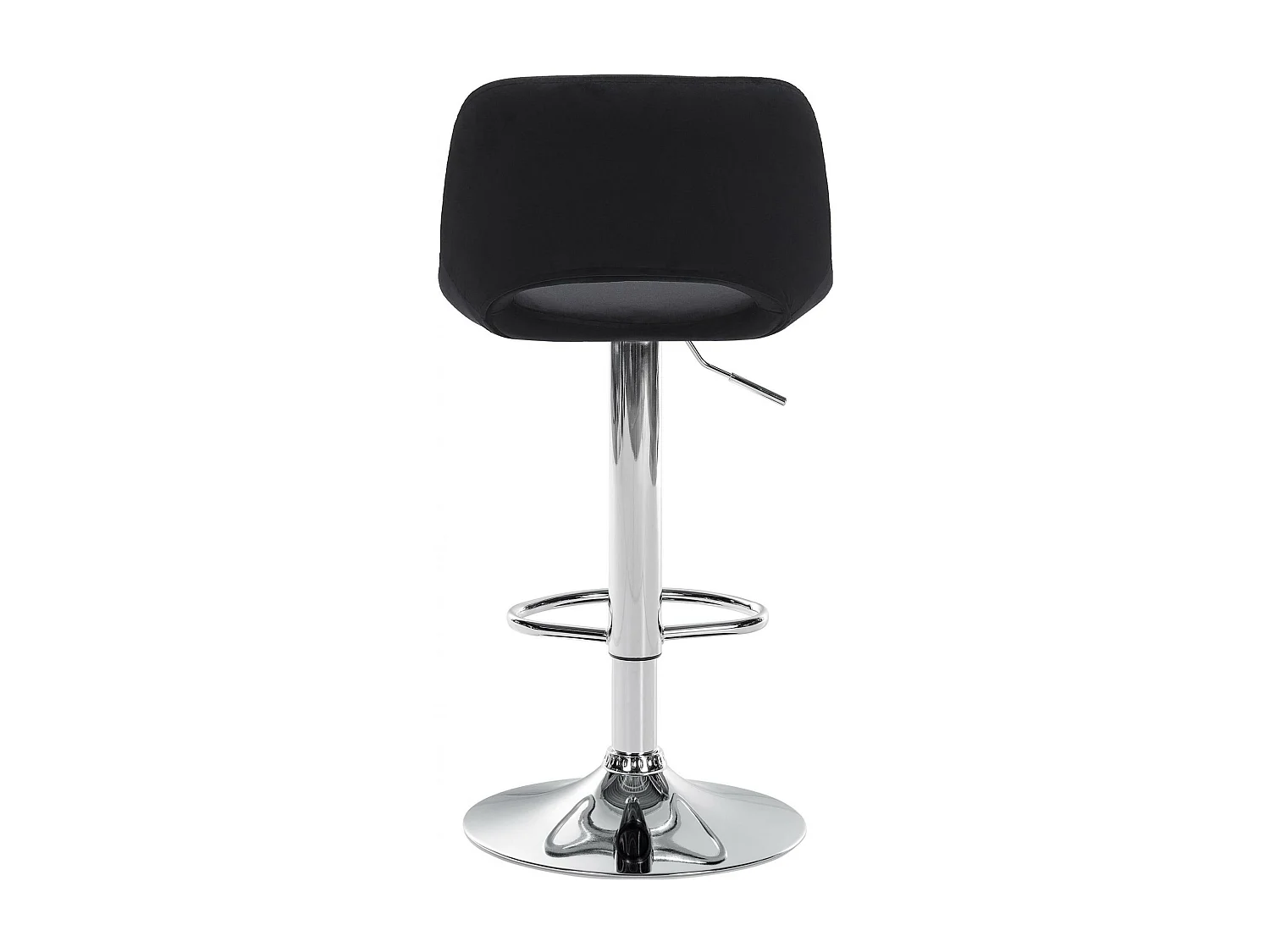 Lot de 2  Tabouret de bar - Velours - Noir - Camden