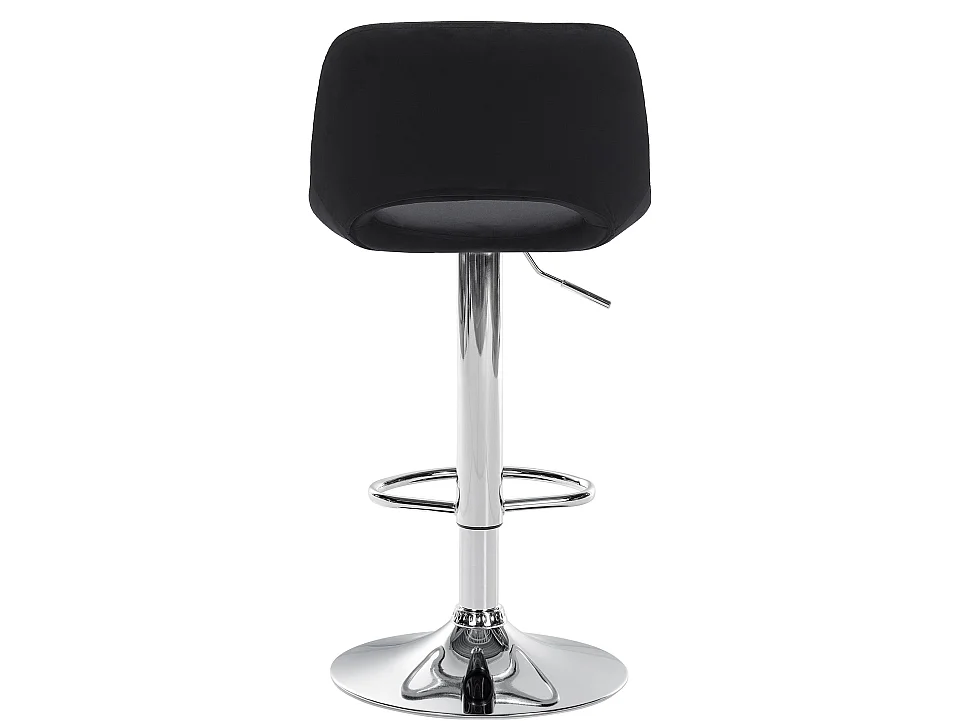 Lot de 2  Tabouret de bar - Velours - Noir - Camden