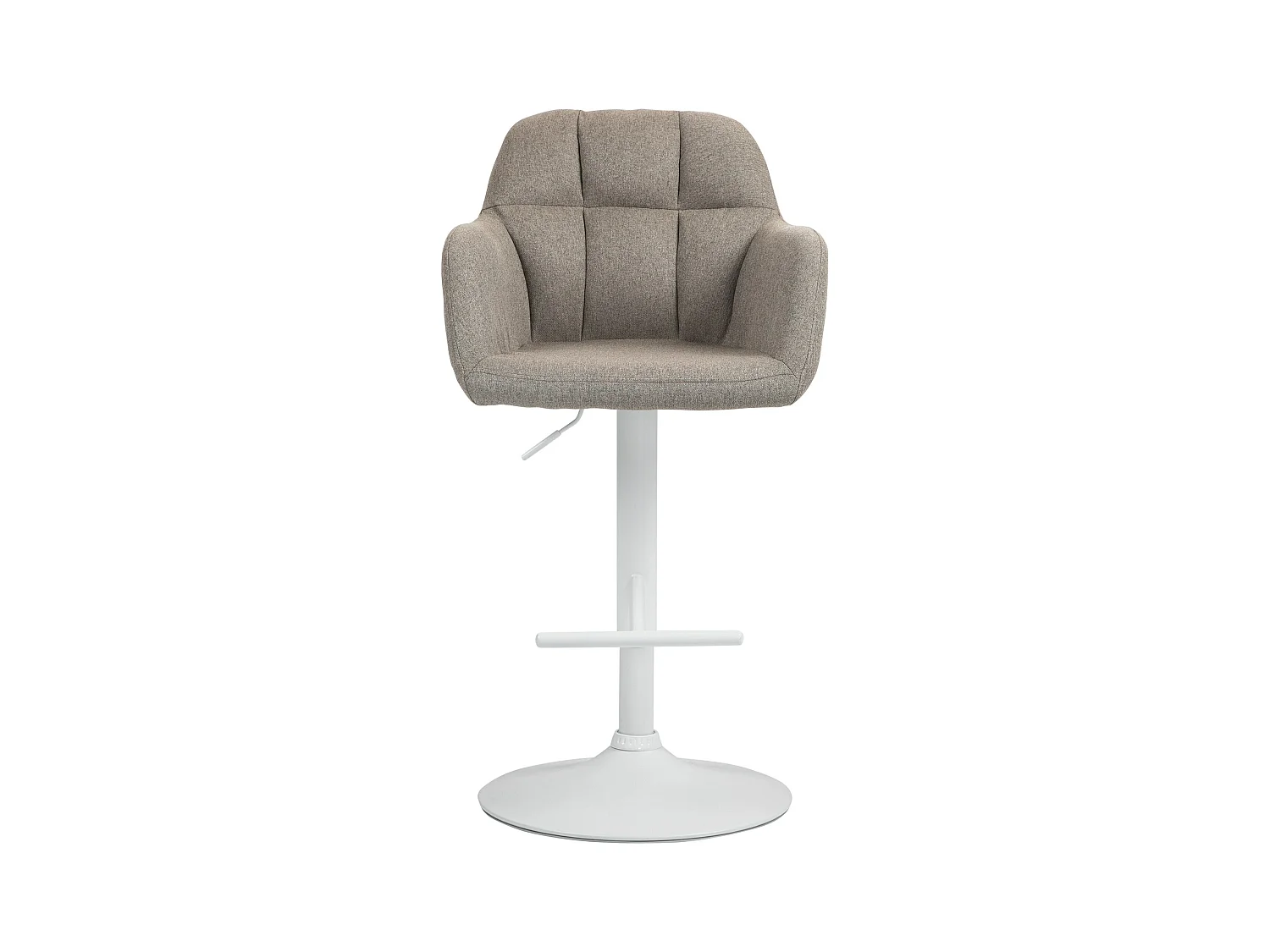 Tabouret de bar - Tissu - Taupe - Natoma