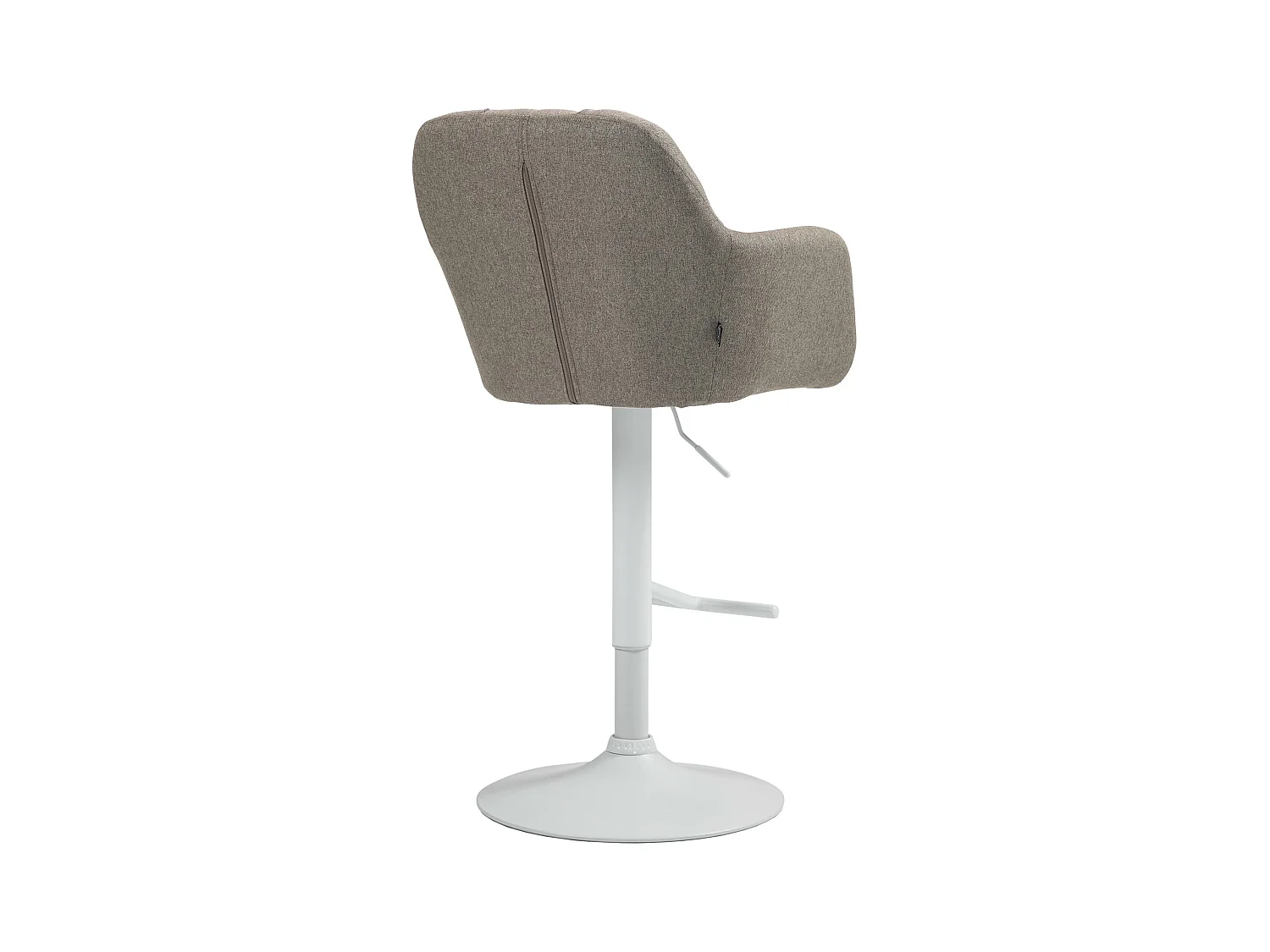 Tabouret de bar - Tissu - Taupe - Natoma