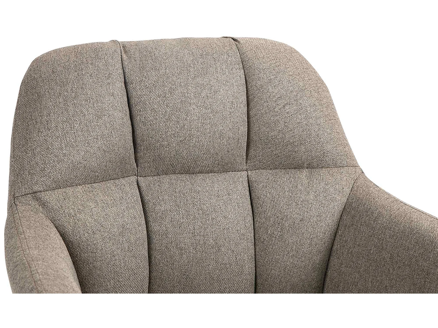 Tabouret de bar - Tissu - Taupe - Natoma