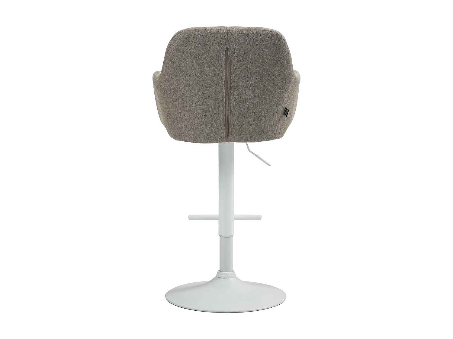 Tabouret de bar - Tissu - Taupe - Natoma