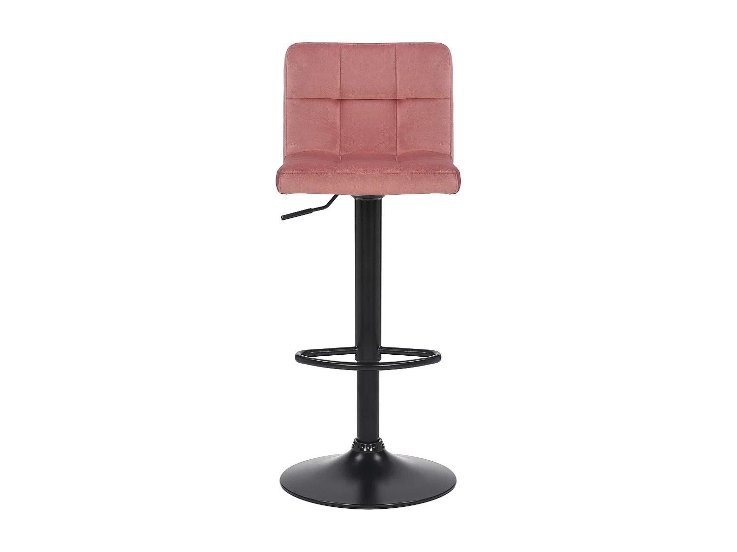 Lot de 4  Tabouret de bar - Velours - Rose - Feni
