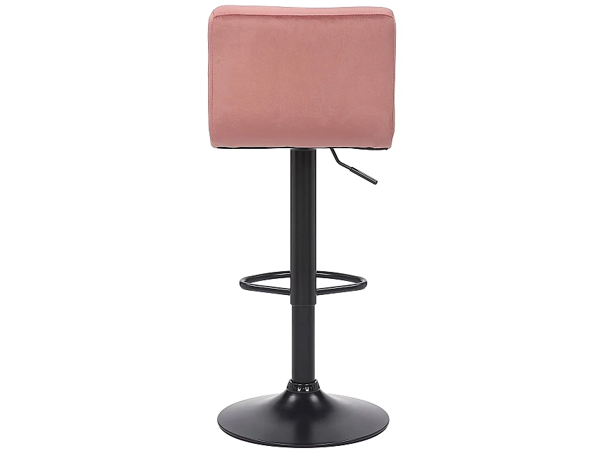 Lot de 4  Tabouret de bar - Velours - Rose - Feni