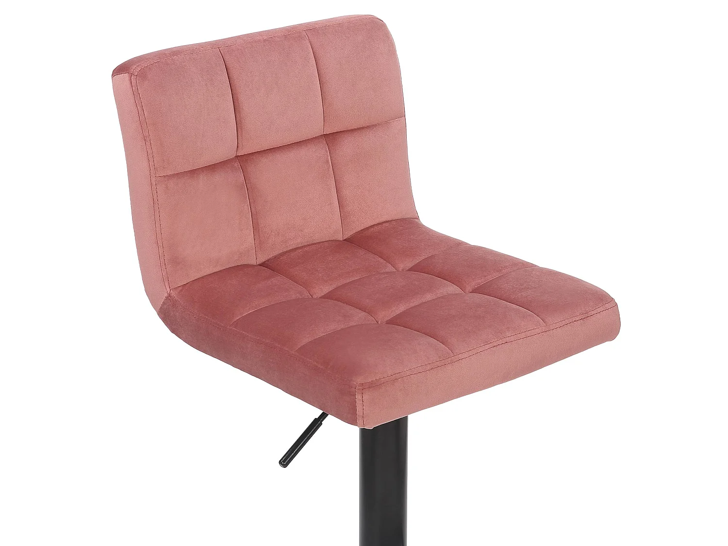Lot de 4  Tabouret de bar - Velours - Rose - Feni
