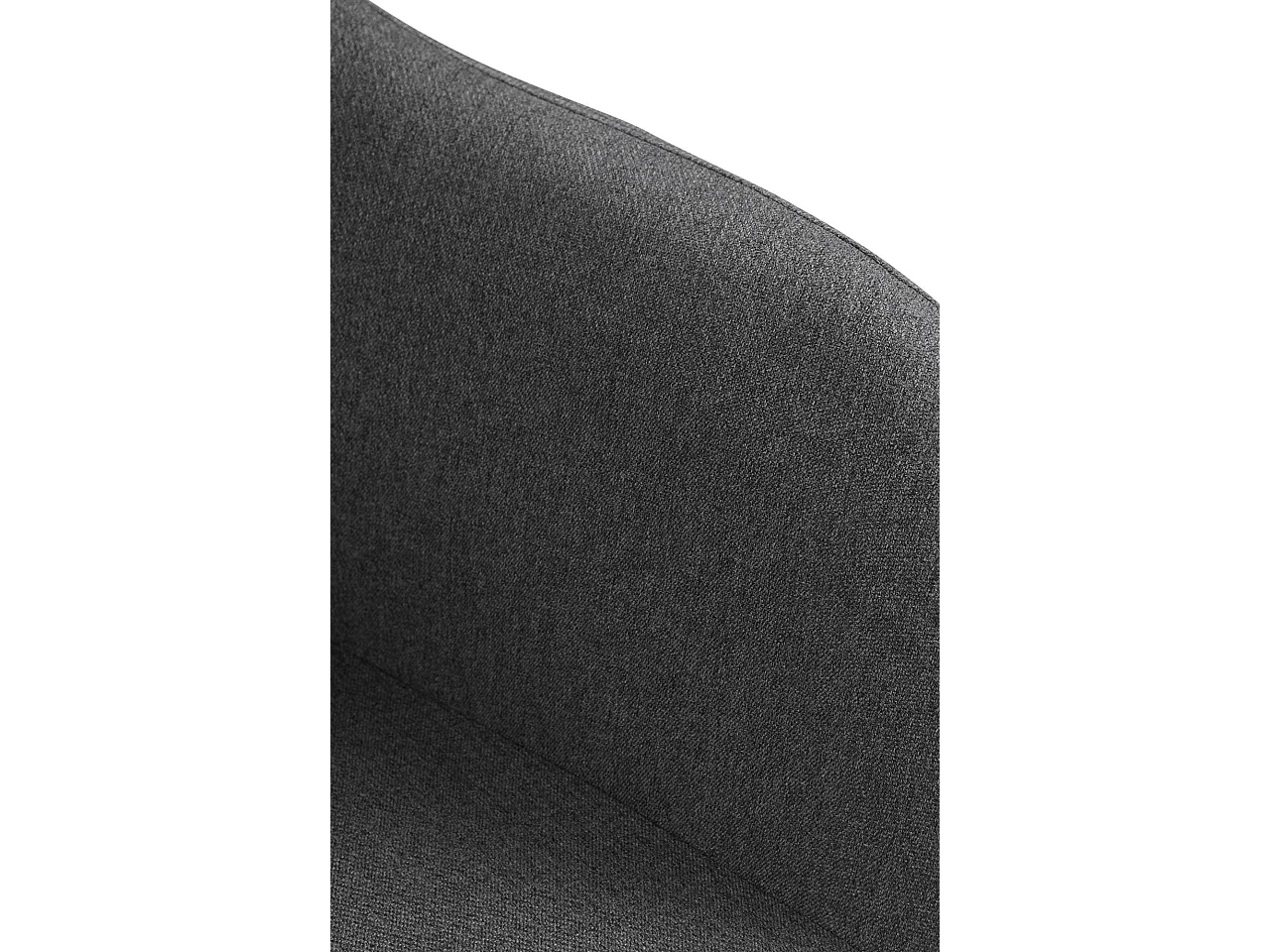 Tabouret de bar - Tissu - Gris foncé - Natoma