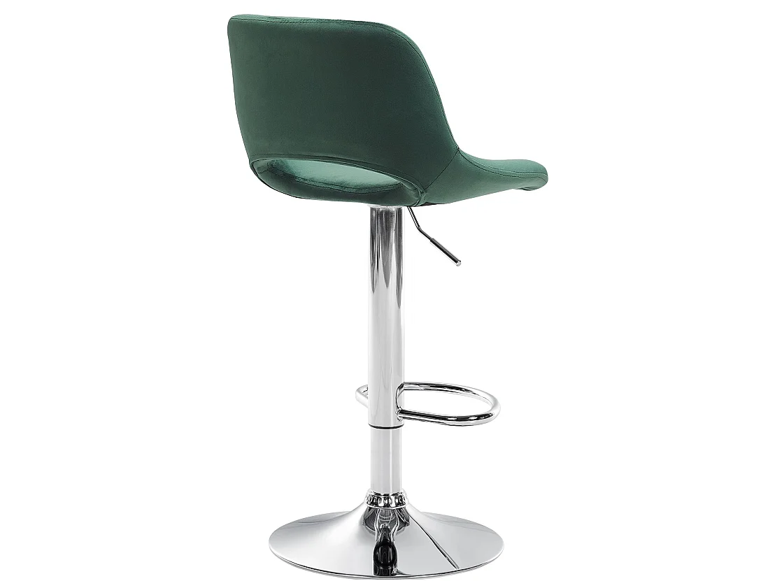 Lot de 2  Tabouret de bar - Velours - Vert - Camden