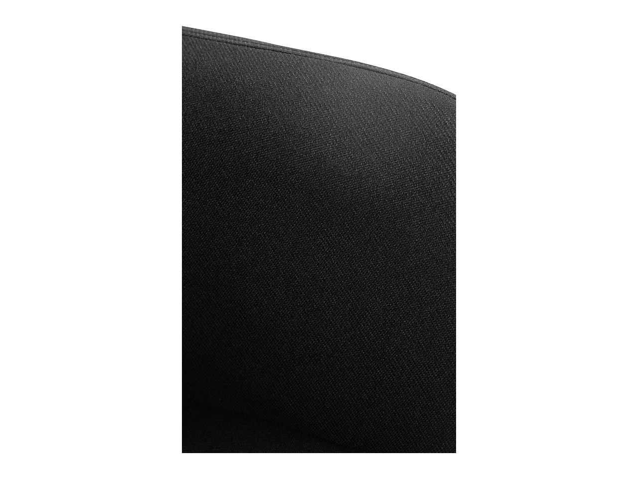 Tabouret de bar - Tissu - Noir - Natoma