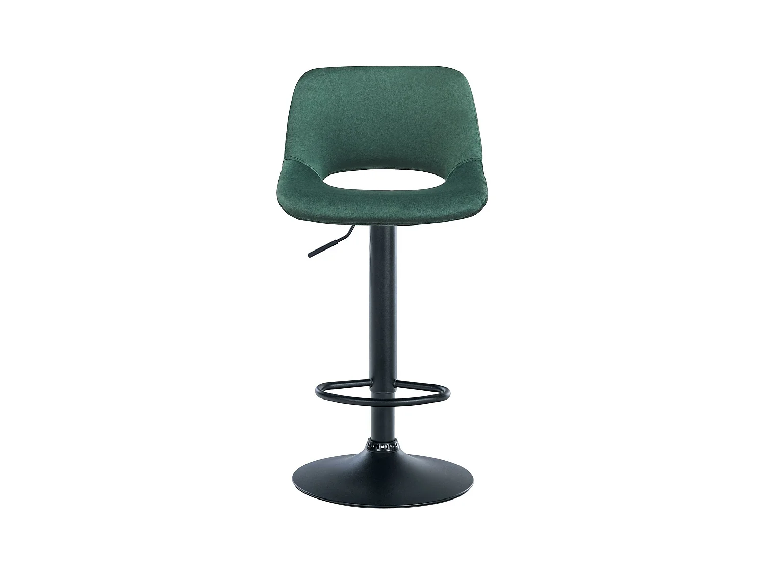 Lot de 2  Tabouret de bar - Velours - Vert - Camden