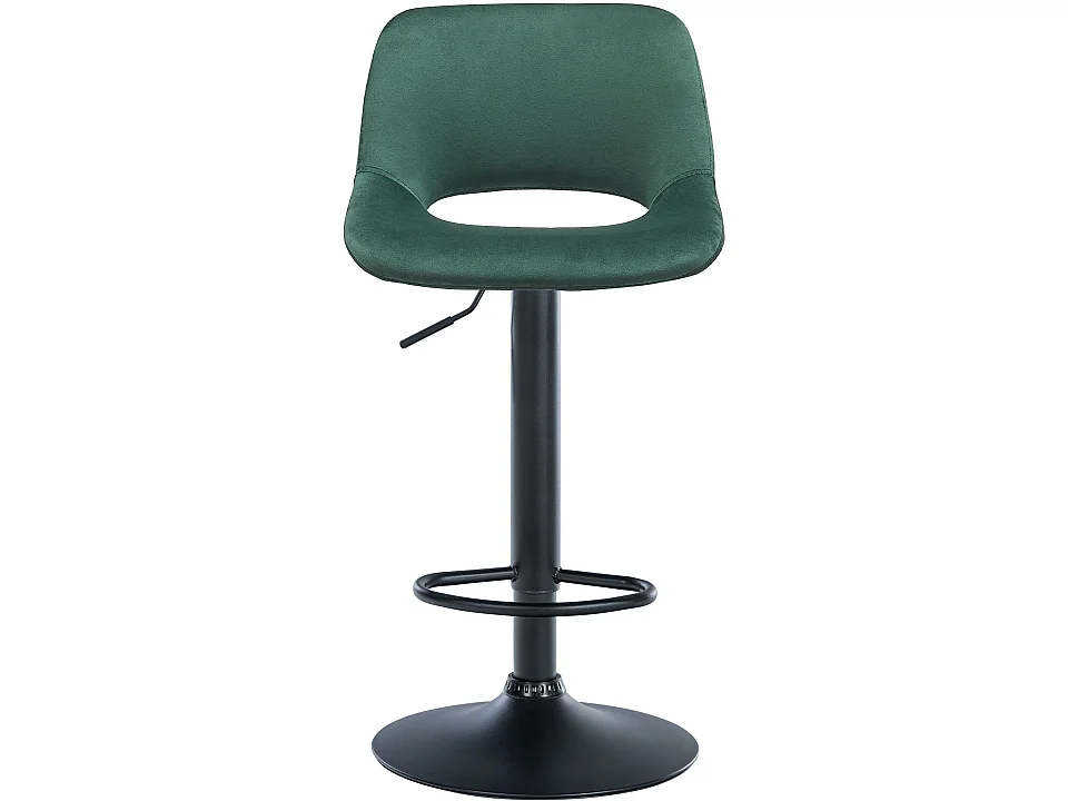 Lot de 2  Tabouret de bar - Velours - Vert - Camden