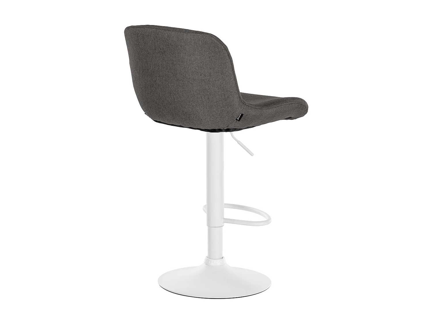 Tabouret de bar - Tissu - Gris foncé - Solon