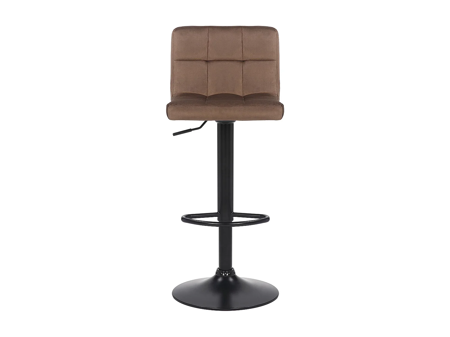 Lot de 4  Tabouret de bar - Velours - Marron - Feni