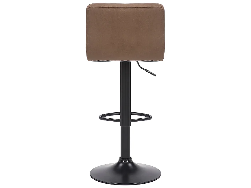 Lot de 4  Tabouret de bar - Velours - Marron - Feni