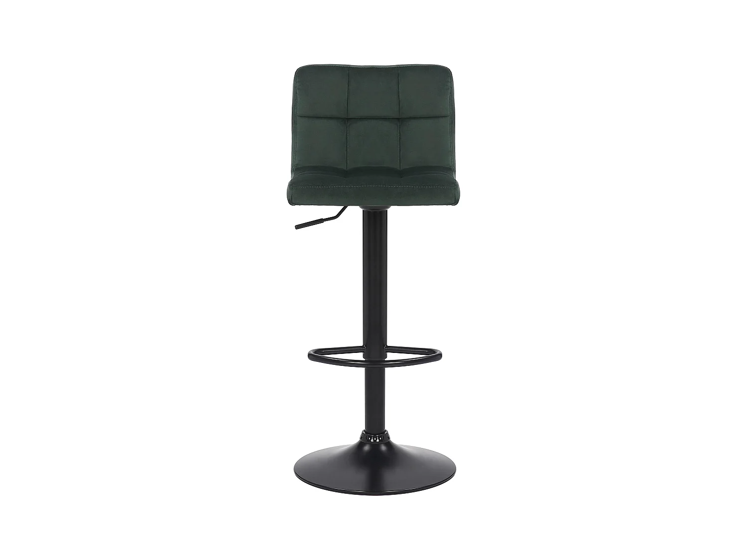 Lot de 4  Tabouret de bar - Velours - Vert - Feni