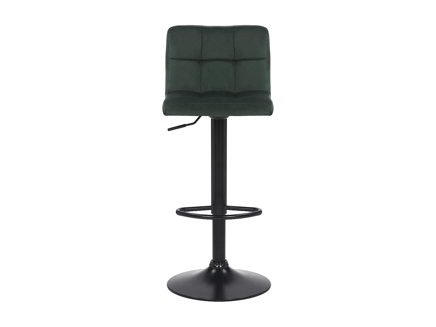 Lot de 4  Tabouret de bar - Velours - Vert - Feni