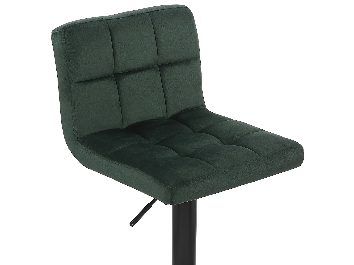 Lot de 4  Tabouret de bar - Velours - Vert - Feni