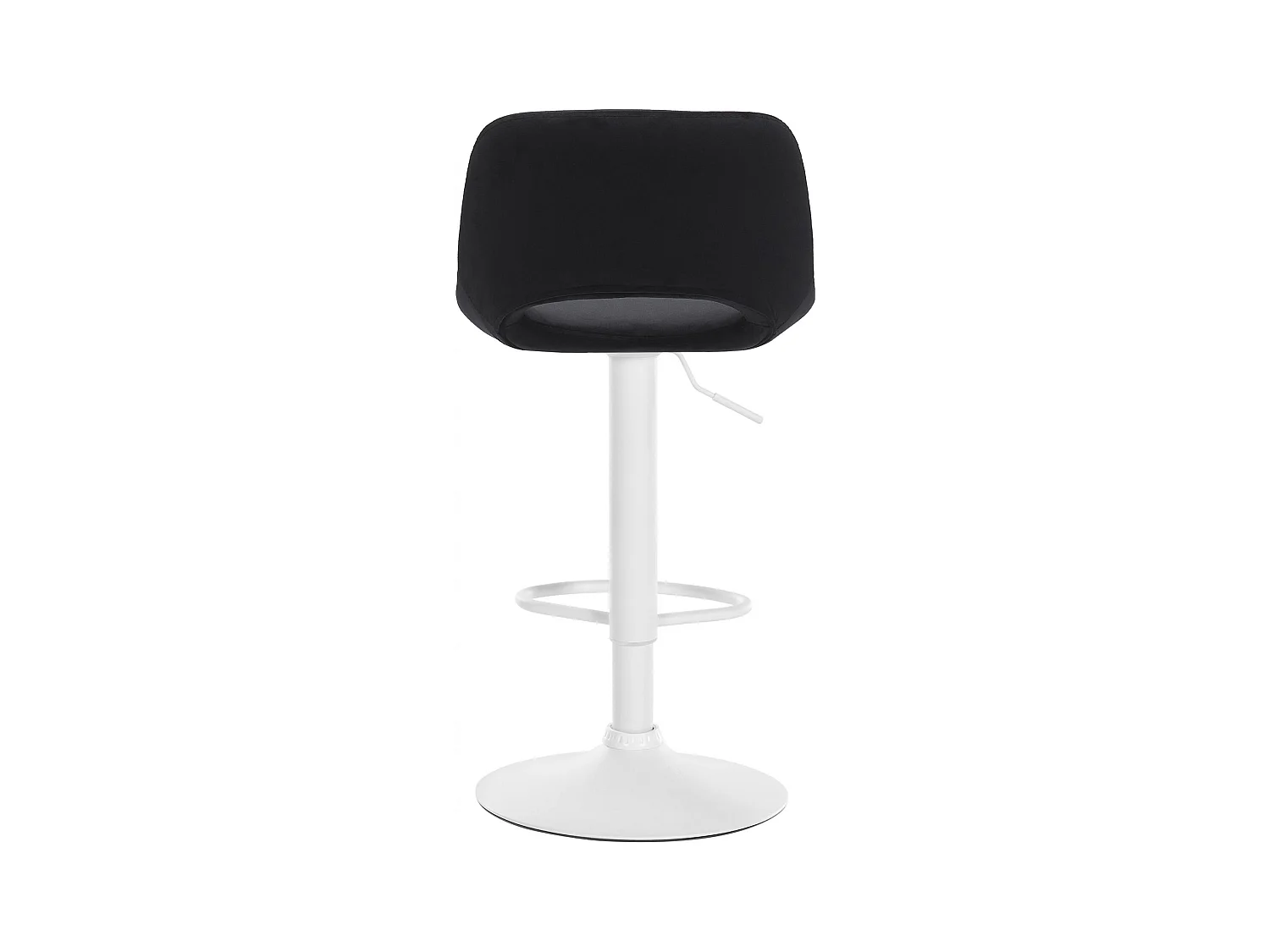 Lot de 2  Tabouret de bar - Velours - Noir - Camden