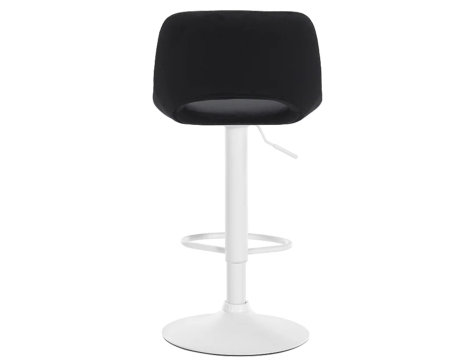 Lot de 2  Tabouret de bar - Velours - Noir - Camden