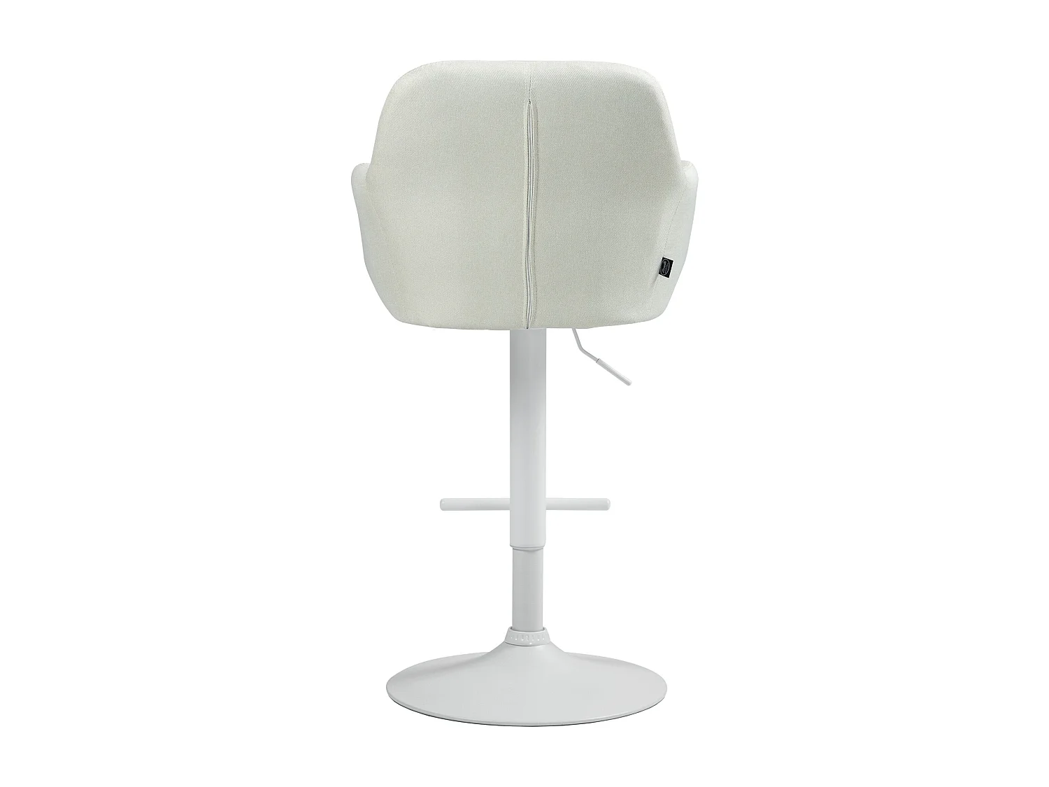 Tabouret de bar - Tissu - Crème - Natoma